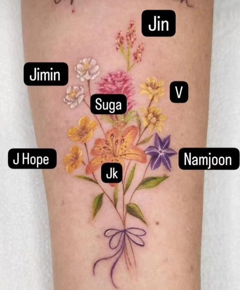 Kpop Tattoos, Army Tattoos, Bts Tattoos, Small Pretty Tattoos, Geniale Tattoos, E Tattoo, Subtle Tattoos, Dream Tattoos, Bts Drawings