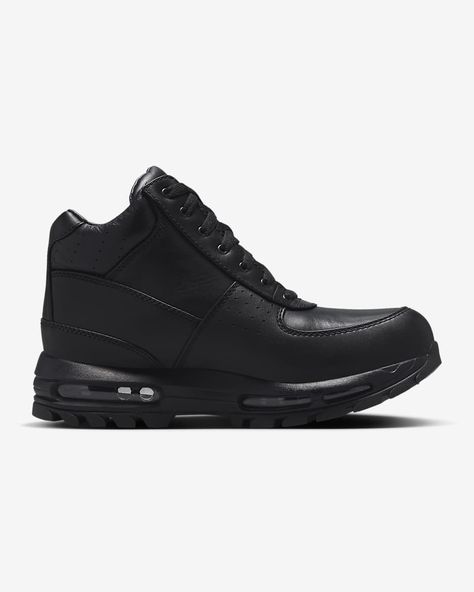 Nike Air Max Goadome Men's Boots. Nike.com Acg Nike, Nice Sneakers, Nike Boots, Black Nike Shoes, Fashion Performance, Ankle Support, Nike Acg, Classic Boots, Swoosh Logo