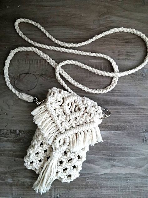 Handbag Macrame, Macrame Tas, Macrame Shoulder Bag, Macrame Fashion, Macrame Clutch, Diy Macrame Wall Hanging, Boho Clutch, Cotton Purse, Macrame Purse