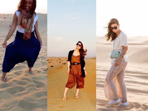 Dubai Safari Outfit, Desert Outfits Women, Dubai Desert Outfit, Desert Safari Outfit, Safari Outfit Ideas, Desert Outfit Ideas, Dubai Fashion Women, Safari Outfit Women, Dresses In Dubai