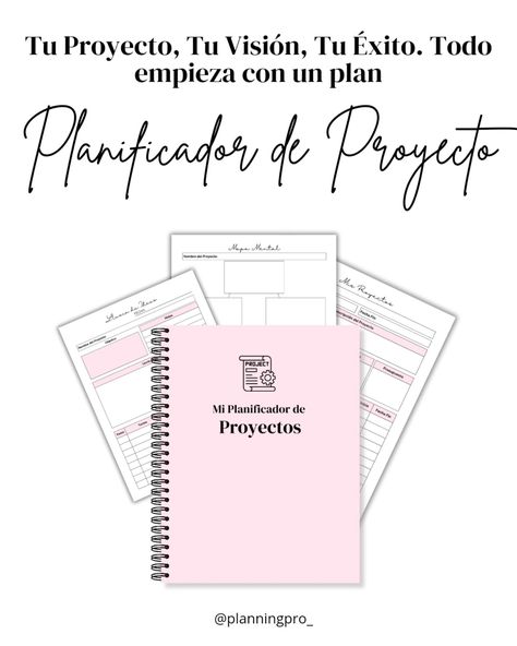 ¿Tienes un proyecto en mente, pero no sabes por dónde empezar?
Con nuestro Planificador de Proyectos, podrás estructurar tus ideas, establecer un cronograma claro y gestionar cada fase con facilidad.
Convierte tu visión en una realidad organizada, asegurando que cada tarea se cumpla con eficiencia y sin estrés.
No dejes para mañana lo que puedes planificar hoy. ¡Haz que tu proyecto avance con éxito! Adquiere el Planificador de Proyectos ahora!

Formato pdf, tamaño carta/A4.

Visita el link de...