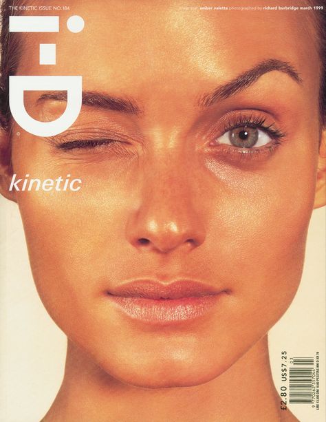 Amber Valletta, Photography Richard Burbridge, Styling Edward Enninful, Hair Eugene Souleiman, Make-Up Pat McGrath. [The Kinetic Issue, mo. 184, March 1999] Richard Burbridge, Id Cover, Edward Enninful, Id Magazine, Agyness Deyn, Matt Jones, Amber Valletta, Carolyn Murphy, David Sims