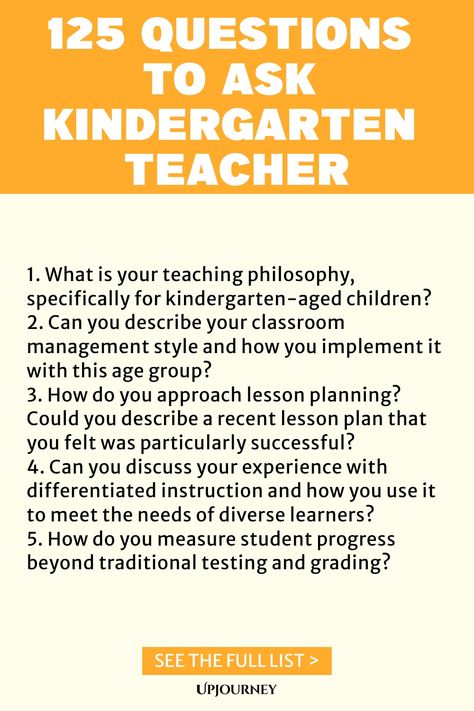 Explore our comprehensive list of 125 thought-provoking questions to ask your child's kindergarten teacher. From classroom dynamics to teaching philosophy, these questions will help you gain valuable insights into your child's learning environment. Ensure a productive parent-teacher partnership by asking the right questions. Let's make this school year the best one yet! Parent Teacher Partnership, Thoughtful Questions, Psychology Terms, Teacher Interviews, Teaching Philosophy, Teacher Conferences, Parent Teacher Conferences, Parent Teacher, Asking The Right Questions