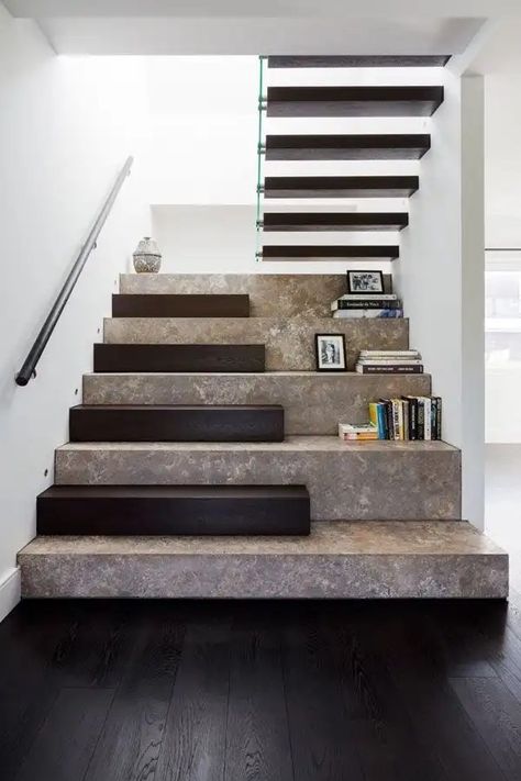 Renovating Stairs, Stairs Lighting Ideas, Wide Stairs, Staircase Design Modern, Stairs Design Interior, Diy Staircase, Garden Stairs, Metal Stairs, Concrete Stairs