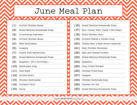 I shared on Instagram in March that we were going back to once-a-month meal planning and grocery shopping… And then the world changed in the blink of an eye and we, like you, had to figure out how to get what we might need to help us stay out of the stores for a longer period of time. Meals For A Month Menu Planning, Grilled Brats, Monthly Meal Plan, Monthly Menu, Meal Planning Menus, Cheesy Ham, Slow Cooker Ribs, Tomato Soup Homemade, Easy Chicken Parmesan