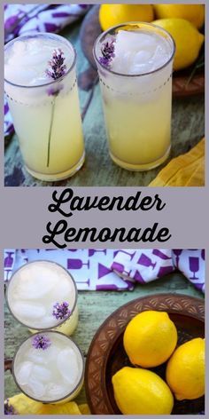 Pop Alternatives, Kiddie Cocktails, Lemonade Lavender, Homemade Booze, Easy Lemonade Recipe, Homemade Lemonade Recipes, Plat Vegan, Lavender Recipes, Drinks Smoothies