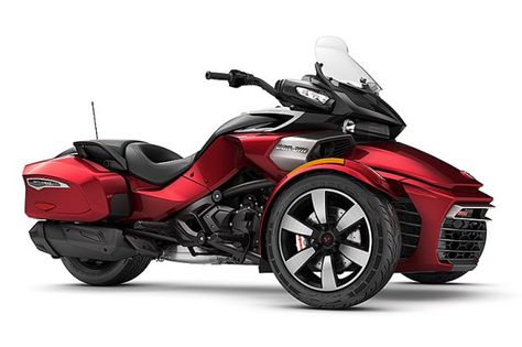 Can Am Spyder, Digital Gauge, Red Pearl, Premium Colors, Gas Tank, Can Am, Motorcycles For Sale, Audio System, Fuel Economy