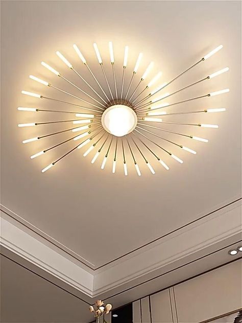 Hall Designs For Home, Modern Led Ceiling Lights Living Room, Chandeliers For Living Room Ceilings, Pop For Living Room Ceiling, Living Ceiling Design Modern, Modern Pop Ceiling Design Living Room, Home Ceiling Design Living Rooms, Kitchen Fall Ceiling Designs, Decor Home Living Room Modern