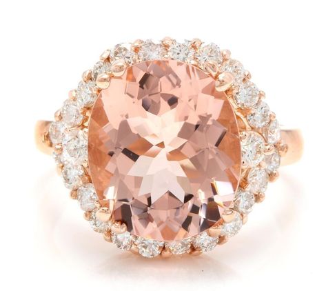 Pink Morganite Ring, Ring Rosegold, Morganite Diamond, Rose Gold Diamond Ring, Tanzanite Ring, Pink Morganite, Morganite Ring, Rose Gold Diamonds, Gold Diamond Rings