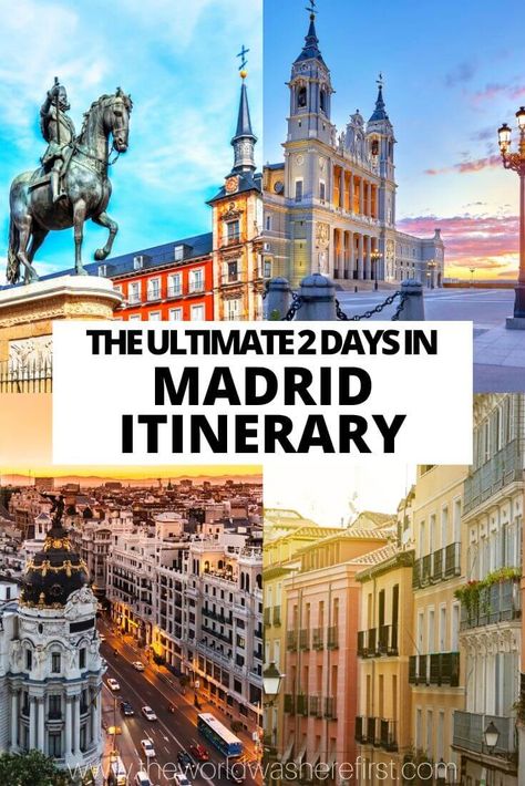 Madrid Itinerary, Madrid Nightlife, Madrid Spain Travel, Spain Road Trip, Visit Madrid, Spain Itinerary, Madrid Travel, Southern Europe, Perfect Itinerary