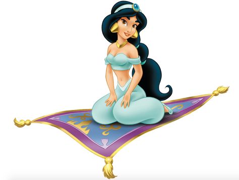 Princess Jasmine on the Magic Carpet Aladdin Carpet, Jasmine Cake, Abu Aladdin, Jasmine Party, Jasmine Princess, Winter Jasmine, Disney Jasmine, Disney Wiki, Aladdin And Jasmine