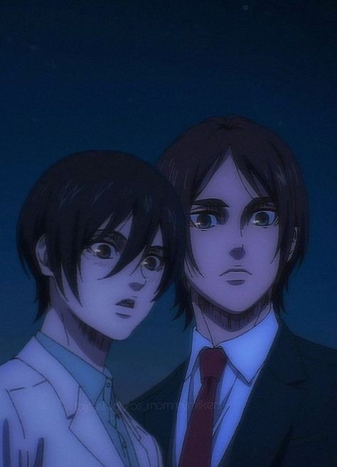 Eren X Mikasa, Anime, Blue