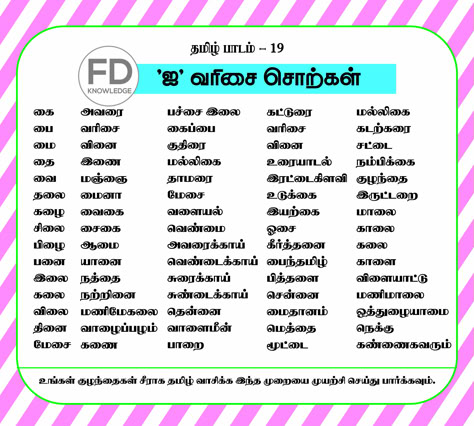 Tamil, Reading, Grammer, Children, Alphabets Tamil Reading Worksheet, Tamil Reading Practice, Tamil Worksheet, Tamil Letters, Tamil Learning, Tamil Motivational Quotes, Kindergarten Reading Worksheets, Activity Sheets For Kids, Grade Spelling