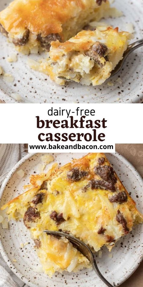 Easy Egg Casserole Recipes, Dairy Free Egg Casserole, Lactose Free Breakfast, Dairy Free Breakfast Casserole, Gluten Free Breakfast Casserole, Gluten Free Dairy Free Breakfast, Dairy Free Breakfast, Easy Egg Casserole, Dairy Free Breakfast Recipes