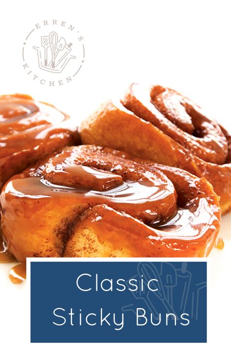 Amish Sticky Buns Recipe, Easy Sticky Bun Recipe, Gooey Cinnamon Buns, Beautiful Bun Hairstyles, Homemade Sticky Buns, Easy Sticky Buns, Sticky Buns Recipe, Unicorn Things, Classic Bun