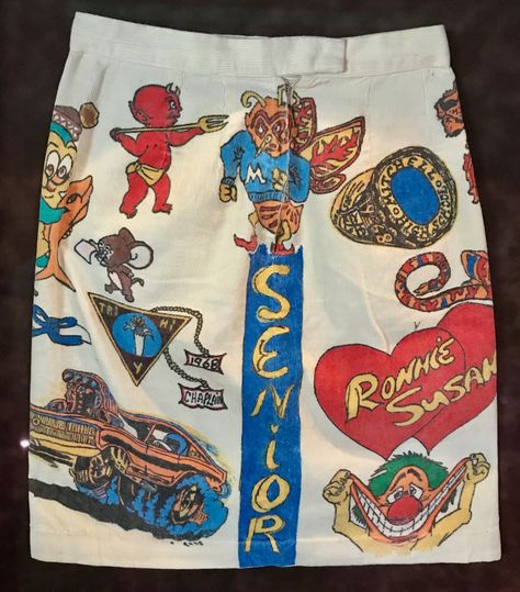 Senior Cords Pants, Senior Cords, Military Paint, Illustrated Clothing, Clown Pants, Beautiful Tattoos For Women, Vintage Overalls, High Fashion Outfits, Mens Outfit Inspiration