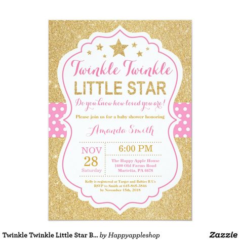 Twinkle Twinkle Little Star Baby Shower Invitation Couples Baby Shower Invitations, Star Baby Shower Invitations, Couples Baby Showers, Boho Baby Shower Invitations, Baby Favors, Baby Shower Invitation Cards, Woodland Baby Shower Invitations, Couples Shower Invitations, Star Baby Showers