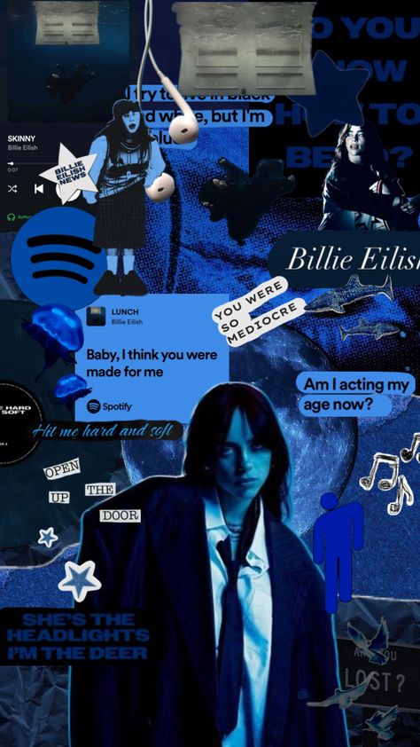 Billie Wallpaper, Sarcastic Wallpaper, Musical Wallpaper, Cool Album Covers, Emo Wallpaper, Anime Printables, Cover Wallpaper, Words Wallpaper, Lana Del Ray