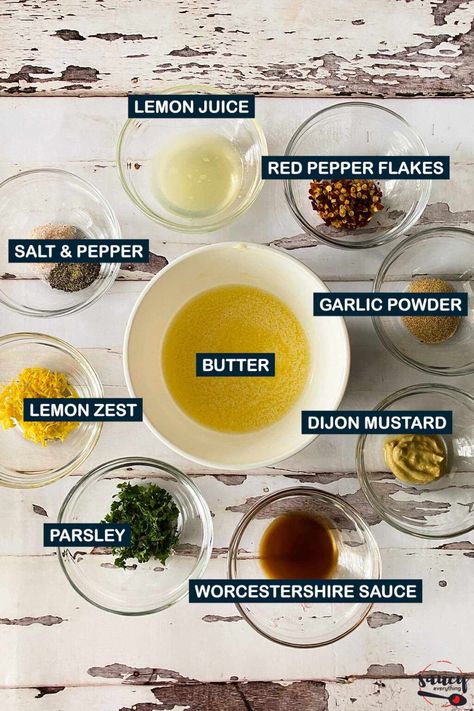 Steak Dipping Sauce, Cowboy Butter Sauce, Cowboy Butter Steak, Easy Sauce Recipes, Steak Butter Recipe, Steak Toppings, Steak Sauce Recipes, Cowboy Butter, Easy Sauce Recipe