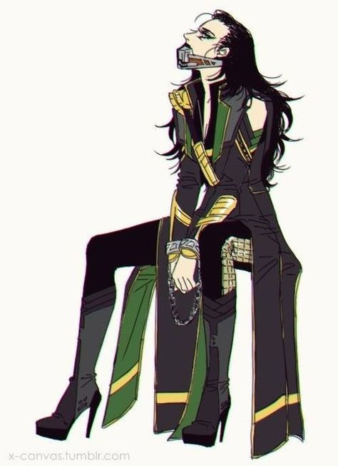 Genderbent Loki Female Loki Fanart, Female Loki, Loki Drawing, Loki Costume, Loki Cosplay, Thor X Loki, Loki Art, Lady Loki, Loki And Thor