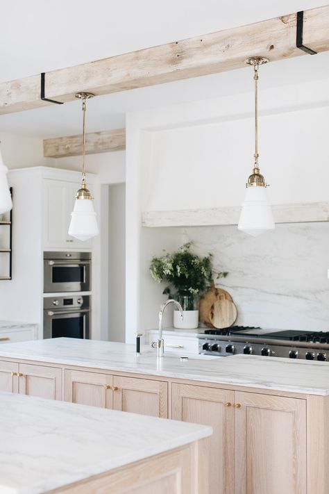 The Perfect Distraction | Lark & Linen Interior Design and Lifestyle Blog Modern English Country, Kate Marker Interiors, Farmhouse Style Kitchen, Counter Tops, Minimalist Kitchen, Wood Kitchen, Light Wood, Home Tour, Kitchen Inspirations