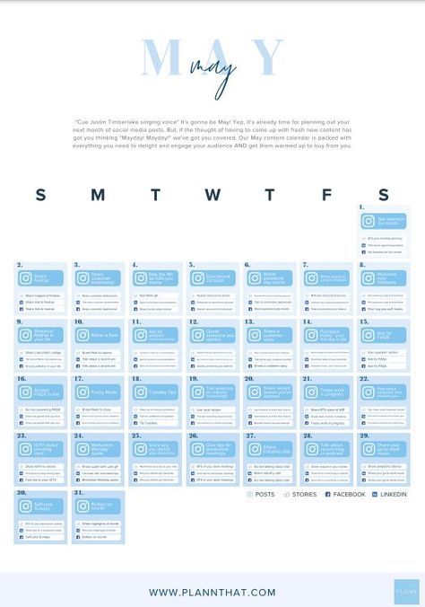 If the idea of having to come up with fresh new content has got you calling "Mayday! Mayday!", we've got you covered. Our free May content calendar is packed with everything you need to delight and engage your audience AND get them warmed up to buy from you. #onlinebusiness #socialmediatips May Content Calendar, Cute Mothers Day Ideas, Social Media Calendar Template, Mayday Mayday, Social Media Content Calendar, Caption Ideas, Social Media Community, Content Calendar, Tips For Success