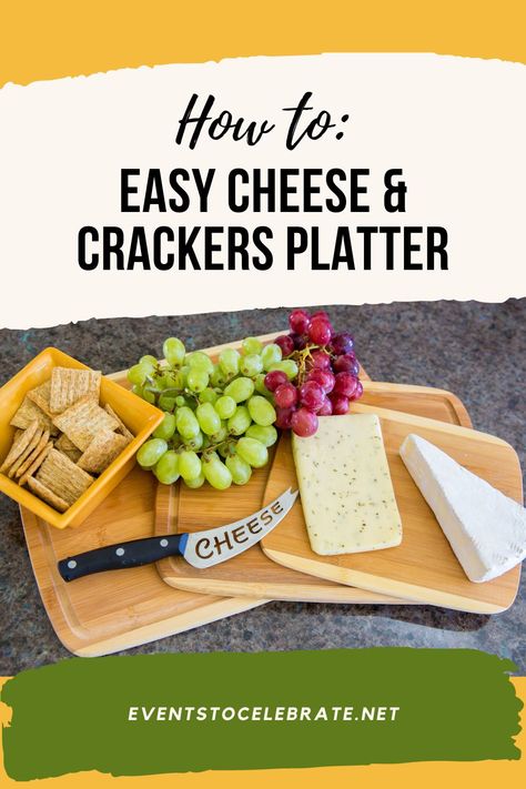 Snack platters are a simple, well-liked appetizer to provide for any gathering or celebration. Here are tips to make your very own! Easy Cheese Crackers, Cheese And Cracker Platter, Cheese And Cracker Tray, Cracker Toppings, Snack Platter, Easy Cheese, Cheese Crackers, Holiday Appetizers, Cheese Platters