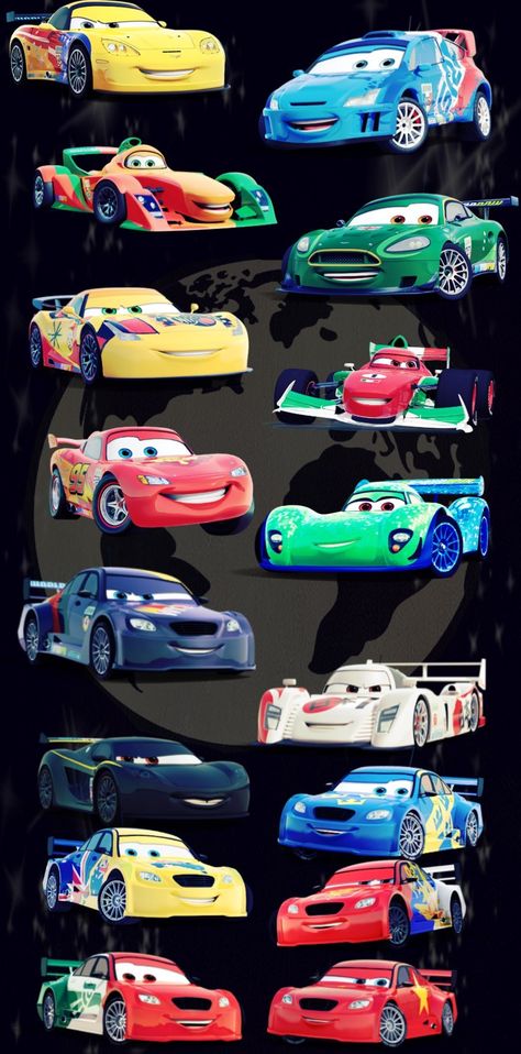 Disney Cars Wallpaper Racers WGP Disney Pixar Cars Wallpaper, Pixar Cars Wallpaper, Cars 2 Wallpaper, Cars Wallpaper Disney, برق بنزين, Cars Movie Characters, Disney Cars Characters, Cars 2 Movie, Cars Disney Pixar