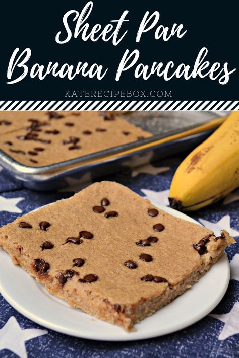 These pancakes are an easy recipe for the kids to help with! The mix up in the blender and are cooked in a sheet pan. Oatmeal Sheet Pan Pancakes, Sheet Pan Oatmeal Pancakes, Sheet Pan Pancakes, Blender Pancakes, Pan Pancakes, Banana Oatmeal Pancakes, Pancake Mix Recipes, Kids In The Kitchen, Baked Pancakes