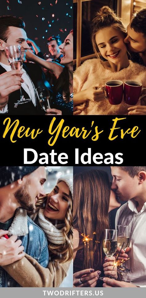 ROMANTIC NEW YEAR’S EVE IDEAS FOR COUPLES New Years Eve Traditions, Couples Things To Do, Date Ideas For Couples, Date Ideas For New Couples, Cheap Date Ideas, Romantic Date Night Ideas, New Years Traditions, Couple Activities, New Year's Eve Recipes