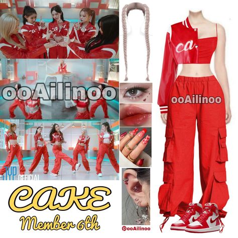 itzy - "Cake" (1/4) | #itzy #yeji #lia #ryujin #chaeryeong #yuna #cake #ooailinoo #outfitinspiredkpop #kpop #outfits Itzy Outfit Ideas, Itzy Cake Outfit, Itzy Concert Outfit Ideas, Itzy Concert Outfit, Itzy Inspired Outfits, Itzy Outfits Inspired, Itzy 6th Member Outfits, Kpop Inspired Outfits, Itzy Concert