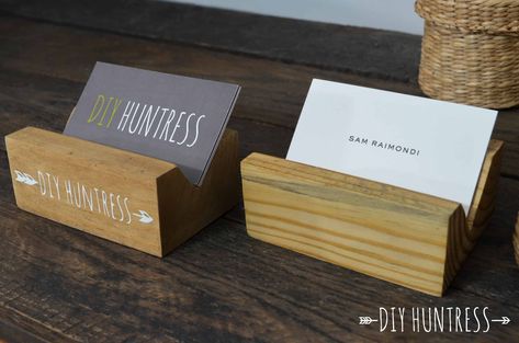 Rustic Business Cards, Wooden Business Card Holder, Card Holder Diy, Wood Business Card Holder, Wood Wallet, Greeting Card Display, Wooden Business Card, Business Card Displays, Wood Business Cards