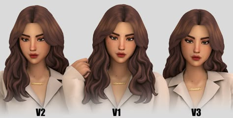 Aladdin The Simmer Cc, Sims 4 Face Hair, Twistedcatcc Sims 4, Sims 4 Clayified Hair, Wavy Hair Sims 4 Cc, Sims4 Hair Maxis Match, Sims 4 Cc Women Hair, Sims 4 Men Clothing, Sims 4 Patreon