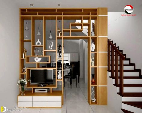 Creative Room Dividers, Modern Partition Walls, Wall Partition Design, Door Dividers, Living Room Divider, Divider Design, Bedroom Cupboard Designs, Room Door Design, Living Room Partition