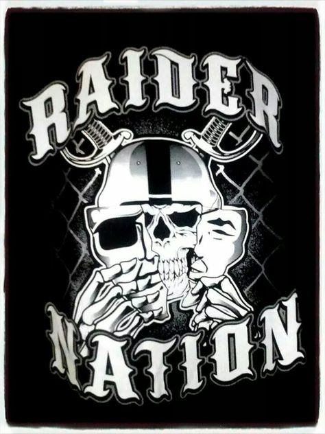 Raiders Nation! Fat Cat Pictures, Raiders Tattoos, Oakland Raiders Images, Nfl Art, Raiders Nation, Raiders Wallpaper, Oakland Raiders Logo, Raiders Stuff, Raiders Baby