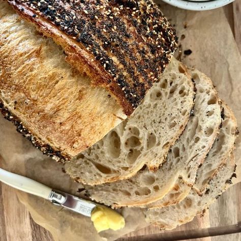 Sourdough Bread with Everything Bagel Seasoning - The Pantry Mama Sourdough Everything Bread, Everything Bagel Seasoning Sourdough Bread, The Pantry Mama Sourdough Discard Bread, Everything Sourdough Bread, Everything Bagel Sourdough Bread, Everything Bagel Sourdough, Everything Sourdough, The Pantry Mama, Pantry Mama