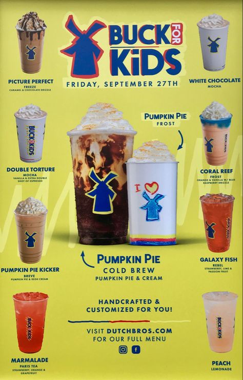 Dutch Bros Menu, Dutch Bros Secret Menu, Dutch Bros Drinks, Frosted Coffee, Italian Cream Soda, Mocha Frosting, Cloud Decal, Coffee Flavors, Soda Flavors