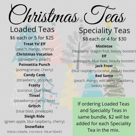 Christmas Mega Teas, Christmas Loaded Tea Recipes, Christmas Herbalife Shakes, Christmas Loaded Teas Herbalife, Herbalife Christmas Tea Recipes, Christmas Herbalife Teas, Herbalife Specialty Tea Recipes, Christmas Loaded Teas, Herbalife Christmas