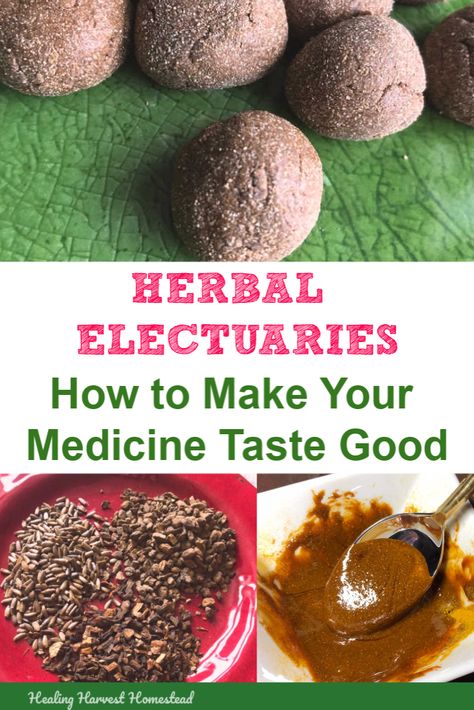 Hate to take your herbal medicine? Think herbal teas taste bad? Well, here is an herbal preparation called an electuary that will make you love your medicine. Find out what an electuary is, how to make one, and a great recipe for Liver Support Balls—a candy for your health. #healthy #homeremedy #tastegood #herbalism #plantmedicine #herbal #candy #healingharvesthomestead Herbal Candy, Herbal Medicine Recipes, Ginger Benefits, Liver Support, Herbal Tinctures, Natural Drinks, Cold Home Remedies, Herbs For Health, Tea Tasting