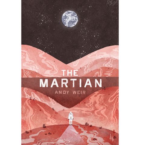 Book Cover for The Martian on Behance The Martian Book, The Martian Andy Weir, Andy Weir, Advanced Typography, Space Movies, Collage Book, Robinson Crusoe, Hollywood Walk Of Fame Star, Famous Books