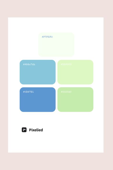 This fresh green and blue color palette combines soft pastels with vibrant hues, creating a refreshing and tranquil atmosphere. Ideal for designs that seek to evoke nature's serenity and calmness, this palette is perfect for branding, web design, and illustrations. Blue Pastel Color Palette, Blue And Green Colour Palette, Green And Blue Color Palette, Color Scheme Generator, Green Branding, Color Generator, Calm Color Palette, Green Color Combinations, Beige Color Palette