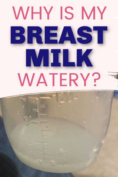 Do you worry that you have watery breast milk? Here's what might cause this, what you can do to make fattier breast milk, and why you shouldn't worry about your breastfeeding diet and the fat in your milk. #baby #breastfeeding #breastmilk Breast Milk Color Chart, Breastmilk Recipes, Breast Milk Storage Containers, Storing Breastmilk, Milk Baby, Milk Flow, Milk Color, Breastfeeding Diet, Milk Storage