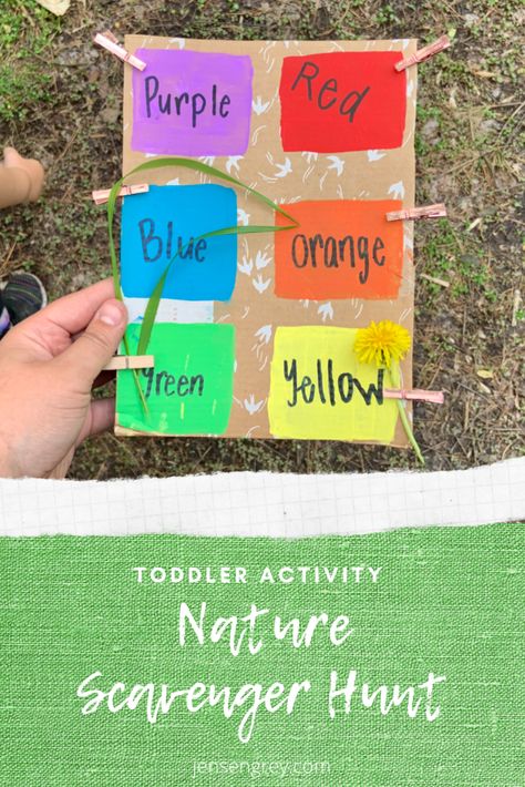 Toddler Scavenger Hunt, Preschool Scavenger Hunt, Nature Scavenger Hunt, Nature Hunt, Connecting With Nature, Toddler Outdoor, Scavenger Hunt For Kids, Toddler Activity, Spring Crafts For Kids