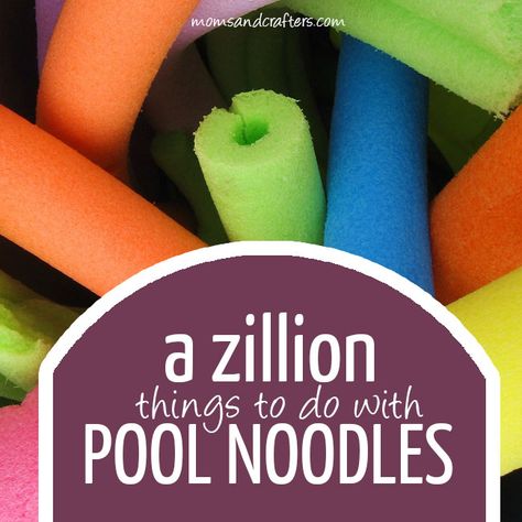 'Tis the season of stores overrun with pool noodles, cheaper by the dozen, and so the time to look into pool noodle crafts and activities to try! Noodles Ideas, Pool Noodle Crafts, Recycle Crafts Diy, Indoor Games For Kids, Pool Noodle, Bottle Cap Crafts, Good Day Song, Pool Noodles, Kid Pool