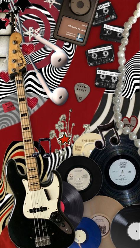 Vintage Rock Aesthetic Wallpaper, Rock Collage, Wallpaper Wa, Rough Trade, School Of Rock, Music Poster Design, Art Journal Therapy, Iphone Wallpaper Themes, Picture Collage Wall