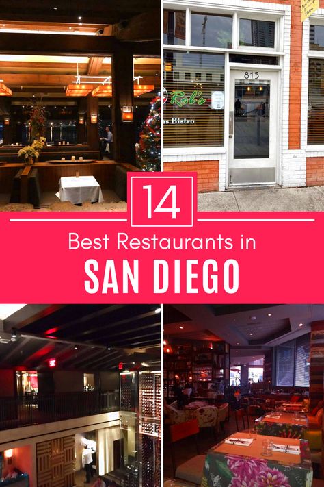 Collage of 4 restaurants in San Diego. Mission Beach San Diego Restaurants, Food In San Diego, Ocean Restaurant, Mission Beach San Diego, Restaurants In San Diego, San Diego Mission, Ocean Beach San Diego, Pacific Beach San Diego, Oceanside Beach