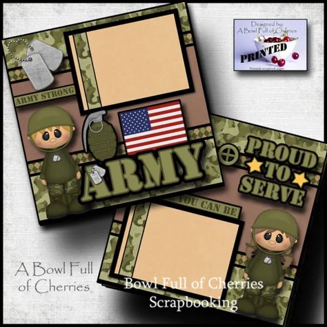 Nurse Scrapbook, Military Scrapbook Layouts, Military Scrapbook, Patriotic Scrapbook, Cute Scrapbooks, Recipe Scrapbook, Basic Training, Birthday Scrapbook, Military Academy