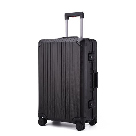 Aluminum Suitcase, Hand Props, Black Travel Bag, Black Suitcase, House Dr, Premium Luggage, Black Luggage, Cute Suitcases, Beach Bucket