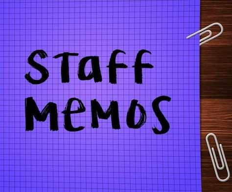 As a former elementary principal, I was crazy enough to send weekly staff memos. It was grueling at first to keep up until I developed a few tricks Principal Newsletter To Staff, School Leadership Ideas, Assistant Principal Office, Principal Skinner, New Job Tips, Admin Ideas, Middle School Principal, New Principal, Principal Ideas