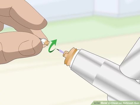 How to Clean an Airbrush Gun (with Pictures) - wikiHow Fall Guy Truck, Airbrush Supplies, Up Painting, Handy Woman, Slot Racing, Airplane Fighter, Diy Crafts Life Hacks, Modeling Techniques, Painted Cups